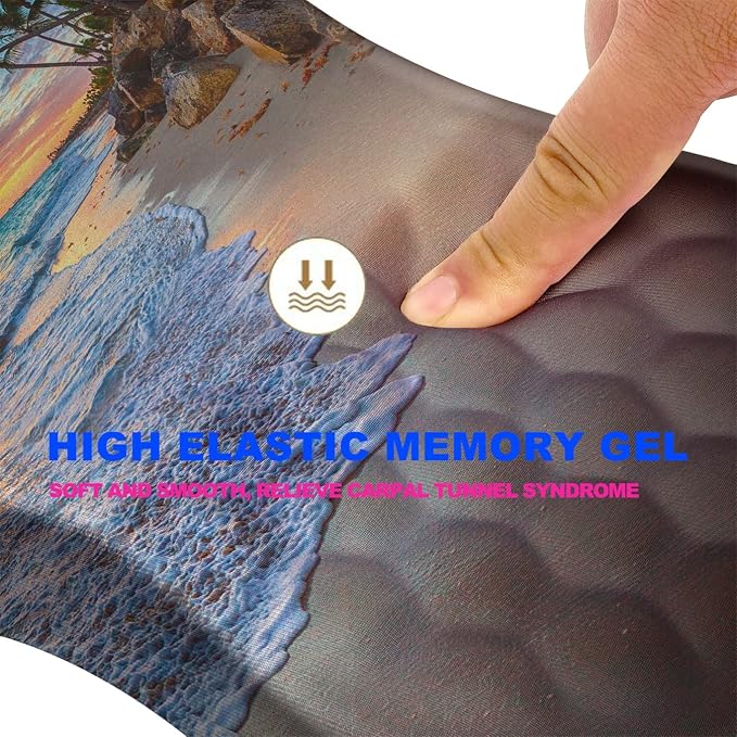 Mouse Pad Wrist Support, Ergonomic Mouse Pad