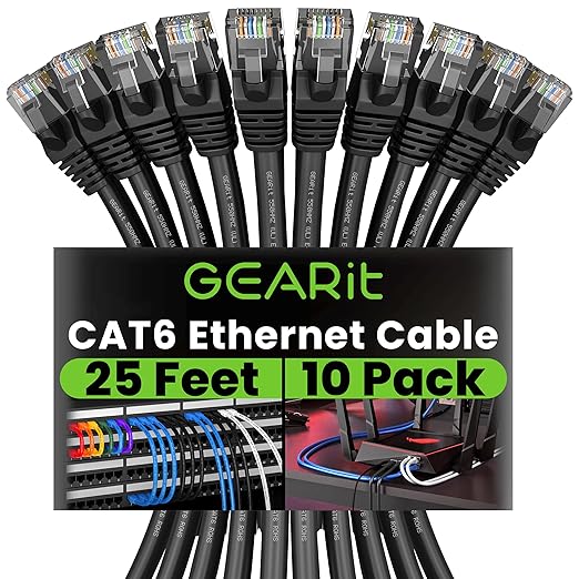 GEARit Cat 6 Ethernet Cable Pack