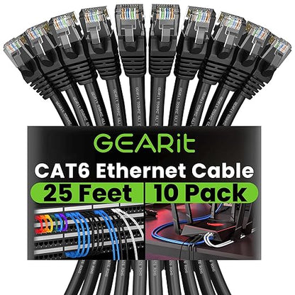 GEARit Cat 6 Ethernet Cable Pack