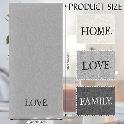 3 Pcs Farmhouse Decorative Hand Towels