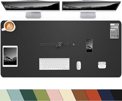 Desk mat Large, Leather Desk Pad Protector, Office Desk Mat, Mouse Pad