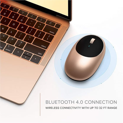 Satechi M1 Wireless Bluetooth Mouse, USB-C Rechargeable, Compact & Portable