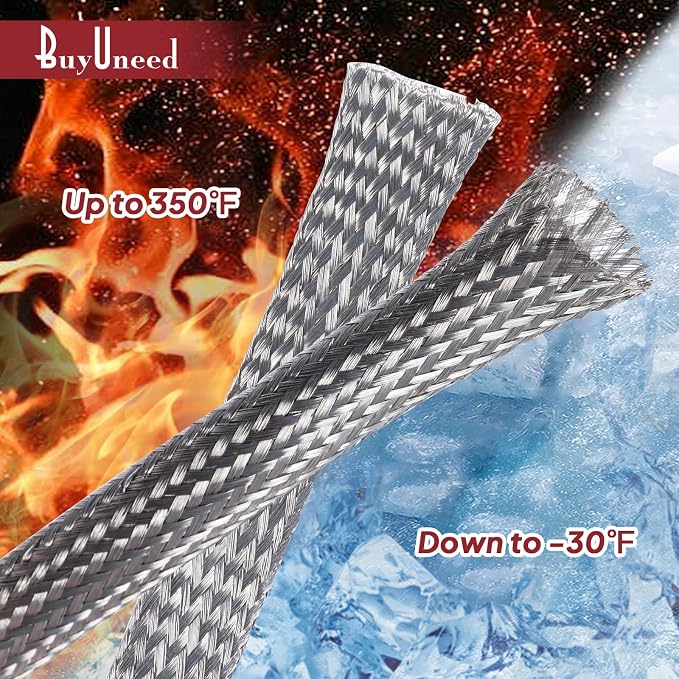 Tinned Copper Metal Braid Sleeving Wire Shielding Sleeve Braided Copper Ground