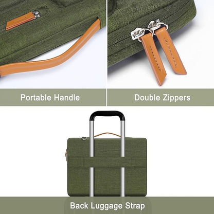 MOSISO 360 Protective Laptop Shoulder Bag, 13-13.3 inch Computer Bag Compatible