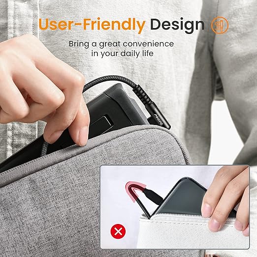 AINOPE USB C Cable Right Angle 3.1A Type C Charger Fast Charging, Resistant
