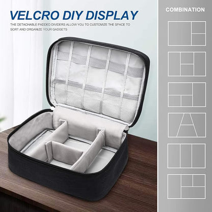Electronics Organizer Travel Universal Cable Organizer Bag Waterproof