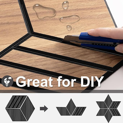 Mollywell Hexagon Acoustic Panels, 12 Pack |Wood Veneer|High Density Sound