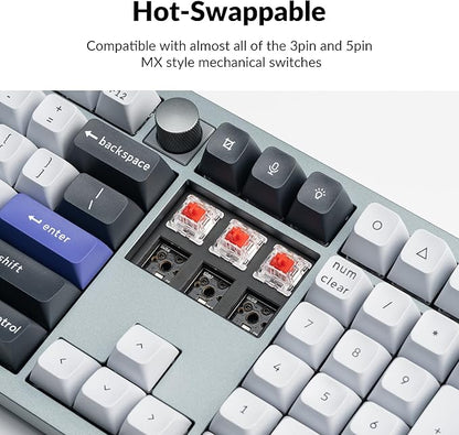 Keychron Q6 Pro Full Aluminum Wireless Bluetooth Custom Mechanical Keyboard