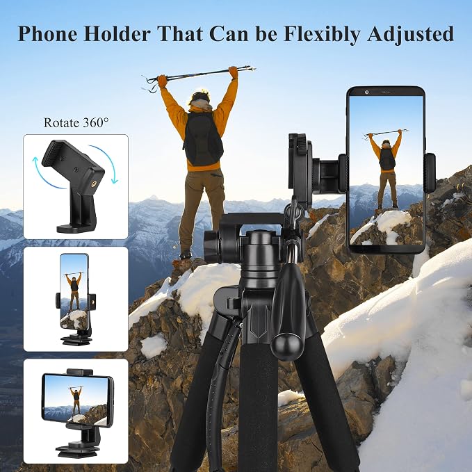 VICTIV 74” Camera Tripod, Tripod
