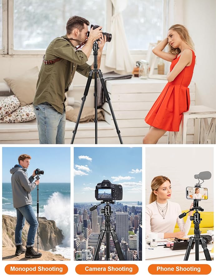 JOILCAN Camera Tripod, Heavy Duty Tripod