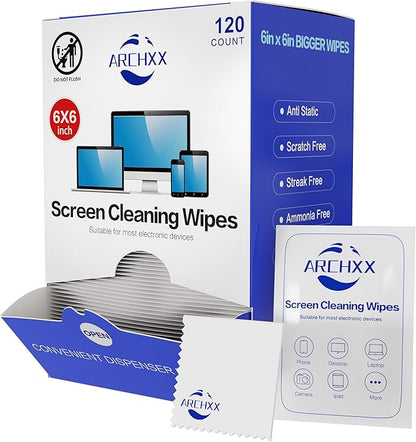 Screen Wipes for Electronics, Car Screen Cleaner, Lens Wipes Individually