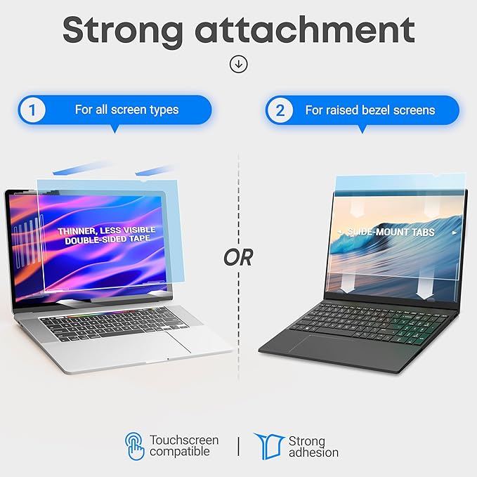 15.6 inch Blue Light Blocking Screen Protector Panel