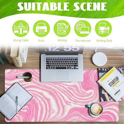 Desk Pad, Flow Liquid Waves Large Gaming Mouse Pad