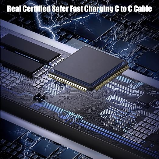3-Pack Black 10FT 60W USB C to USB C Cable, Type C to Type C Cable, Fast
