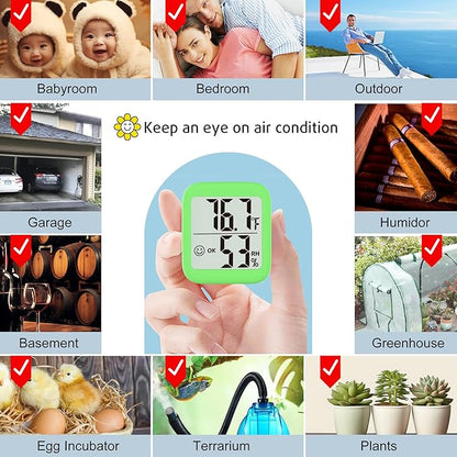 Antonki 2 Pack Room Thermometer