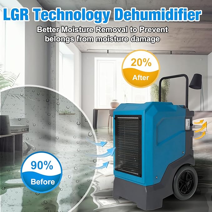MOUNTO 310 Pints LGR Commercial Dehumidifier