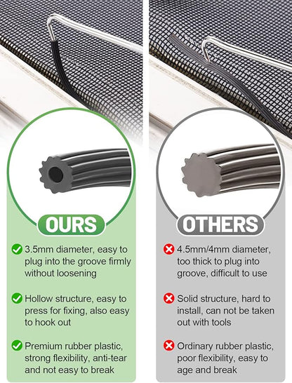Screen Repair Kit - 3 in 1 Screen Tools Including Screen Roller Screen Spline