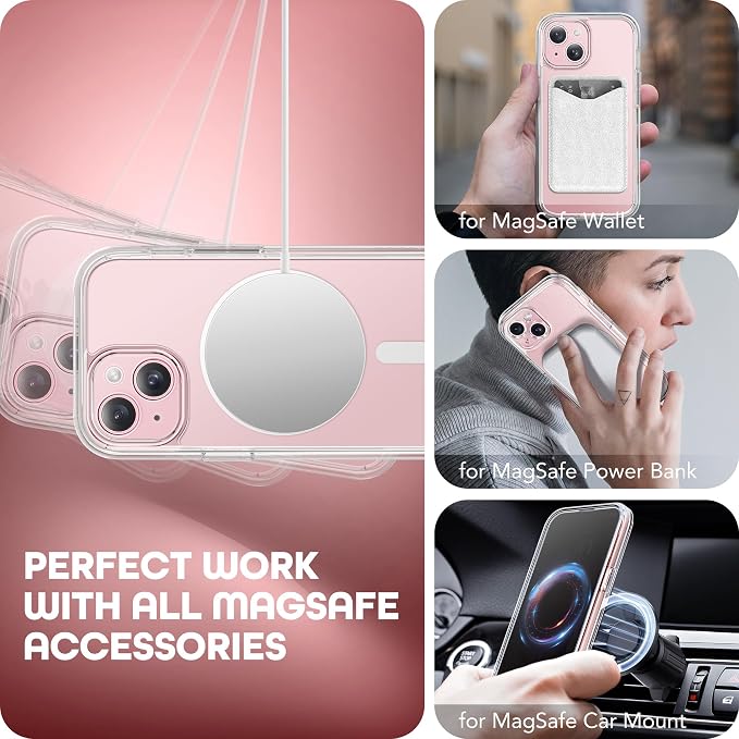 Magnetic for iPhone 15 Plus Case, Compatible