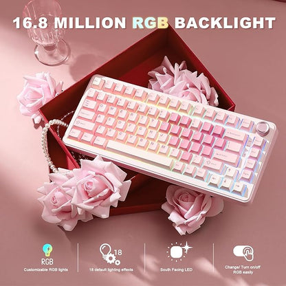 YUNZII B75 PRO Wireless Mechanical Keyboard, 75% Layout