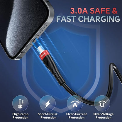 OIITH USB C Cable, USB A to USB C 3A Fast Charging Phone USB Type-C Charge