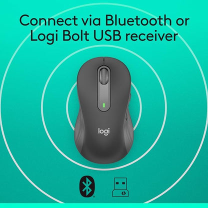 Logitech Left Handed Wireless Mouse Signature M650 L Full Size