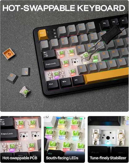 EPOMAKER X Aula F108 PRO Wireless Gaming Keyboard