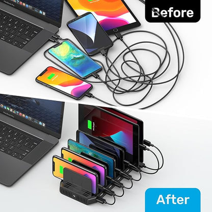 【10PCS】 Unitek Multi Charging Station, 10-Port USB Charger