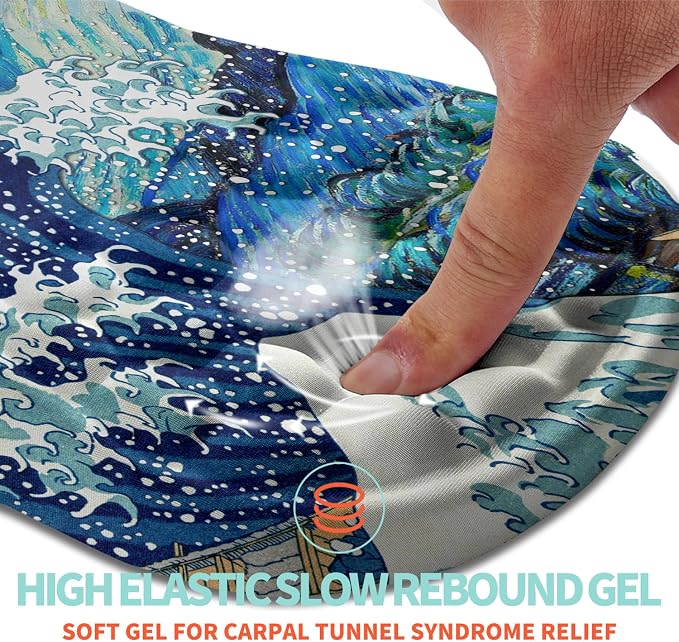 Ergonomic Mouse Pad Wrist Support