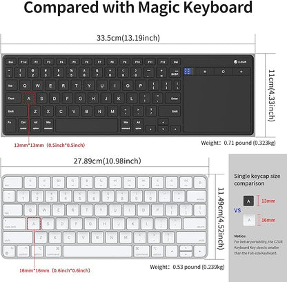 CZUR Rechargeable Bluetooth Keyboard