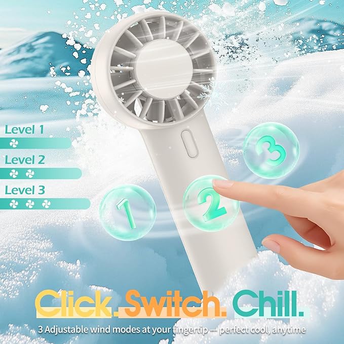 Mini Portable Fan, USB Personal Handheld Fan