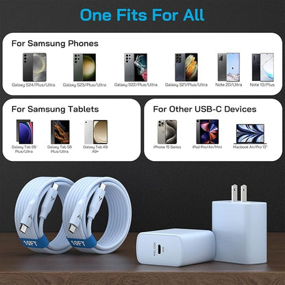 45W Super Fast Charger USB C, 45 Watt Type-C Android Phone Charger Fast