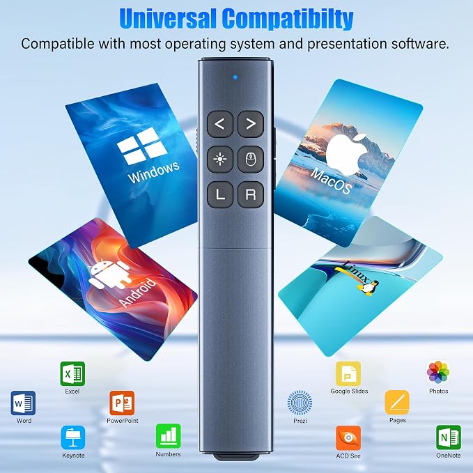 Presentation Clicker with Air Mouse