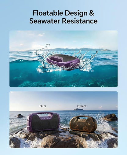 IPX7 Waterproof Outdoor Bluetooth Speaker, 32H Playtime, Floating Design