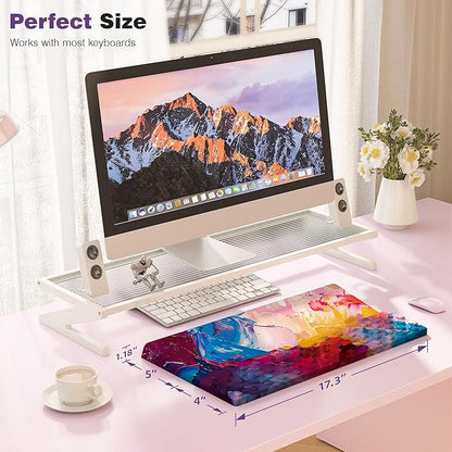 Ospelelf Keyboard Wrist Rest Comfortable Ergonomic Keyboard Stand Riser Holder