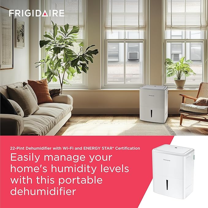 Frigidaire 22-Pint Portable Dehumidifier