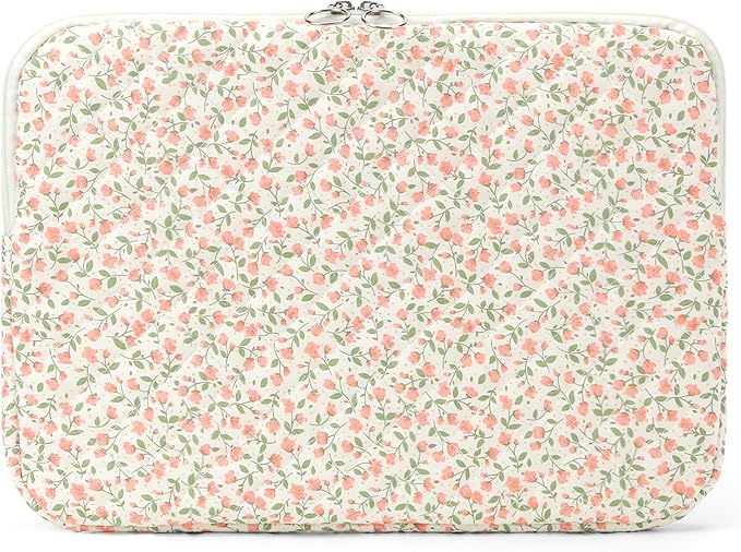 Puffy Laptop Sleeve 13-15.6 Inch Cute Quilted Laptop Protective Case Padded