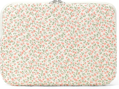 Puffy Laptop Sleeve 13-15.6 Inch Cute Quilted Laptop Protective Case Padded