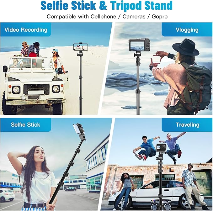 Victiv 70" Phone Tripod, Camera Stand Tripod