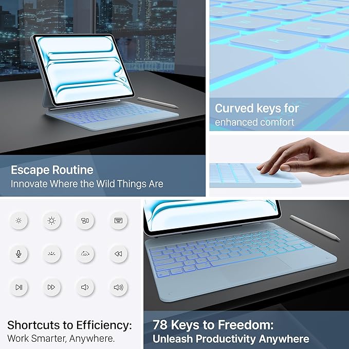 typecase Keyboard Case for iPad Pro 13-inch 2024, Magic Keyboard