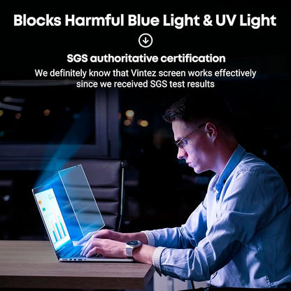 14 inch Blue Light Blocking Screen Protector Panel