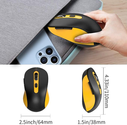 Wireless Mouse for Laptop, Chromebook, Silent Wireless Mouse