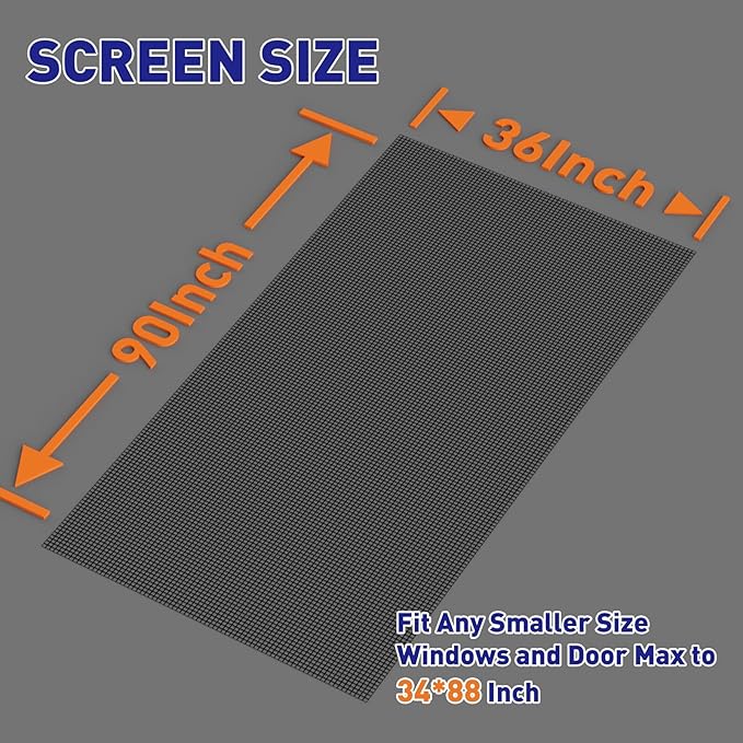 MAGZO Window Screen Replacement