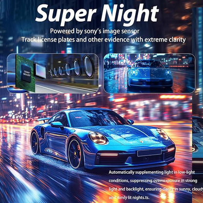 Mirror Dual Dash Camera, 4K and 1080P Dash Cam
