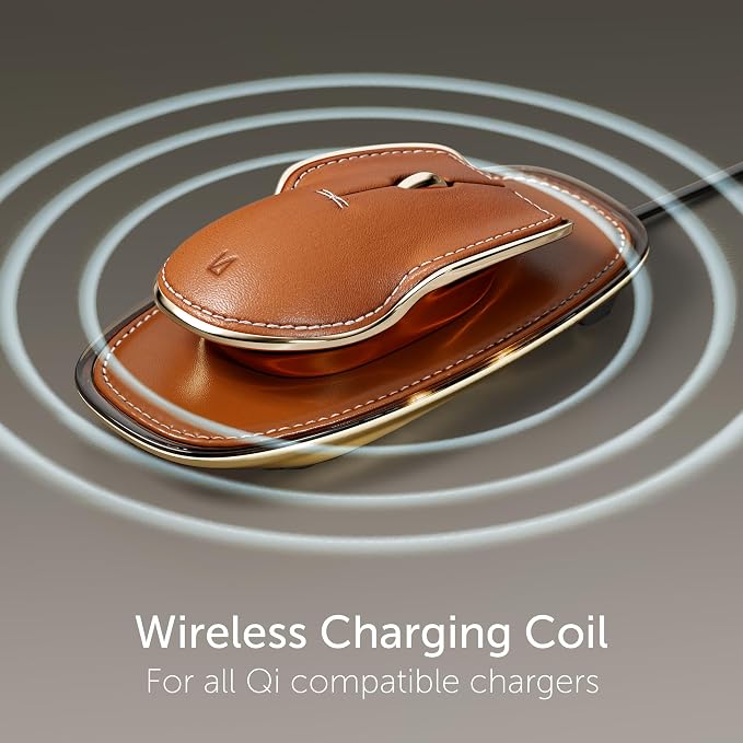 LUNAR ARTEFACTS Ambidextrous Rechargeable Bluetooth Wireless Computer Mouse