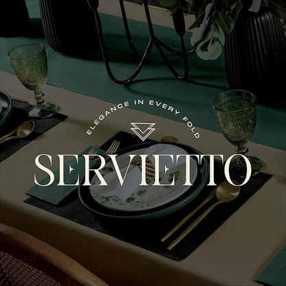 100-Pack Servietto Disposable Linen-Feel Guest Towels