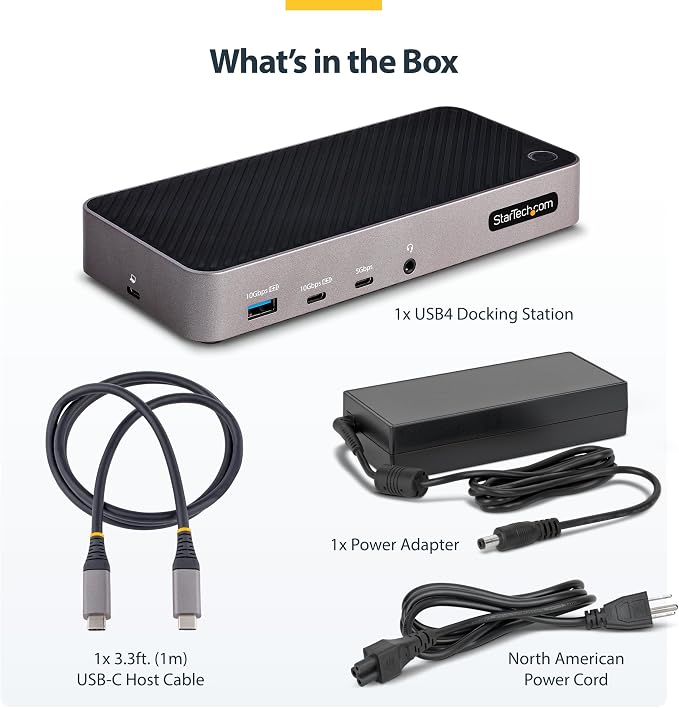 StarTech.com USB-C Triple Monitor Docking Station