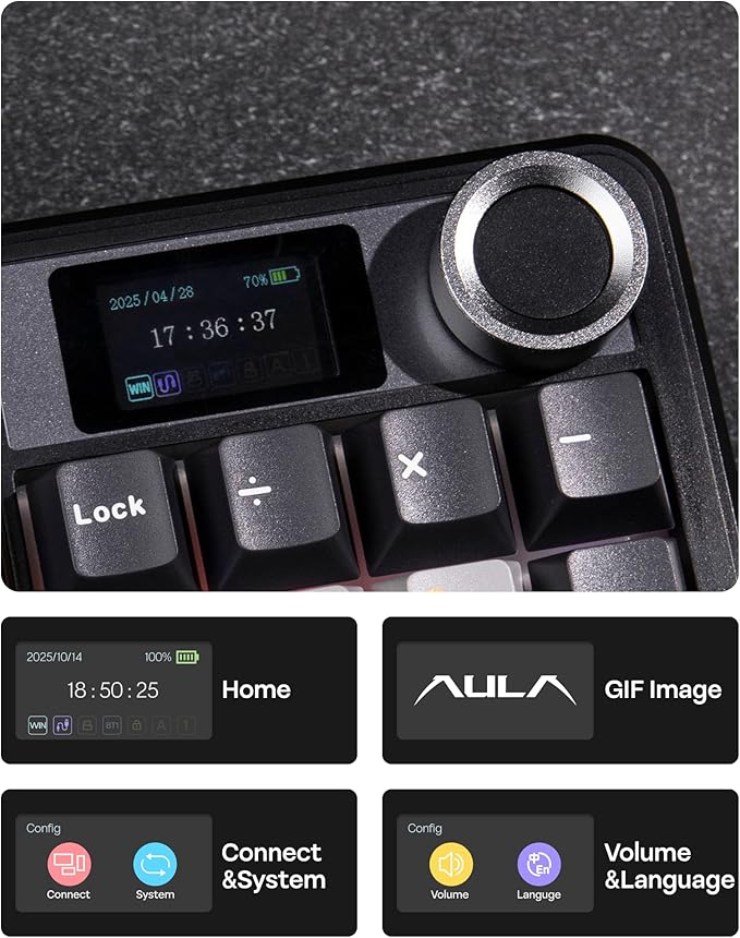 EPOMAKER X Aula F108 PRO Wireless Gaming Keyboard