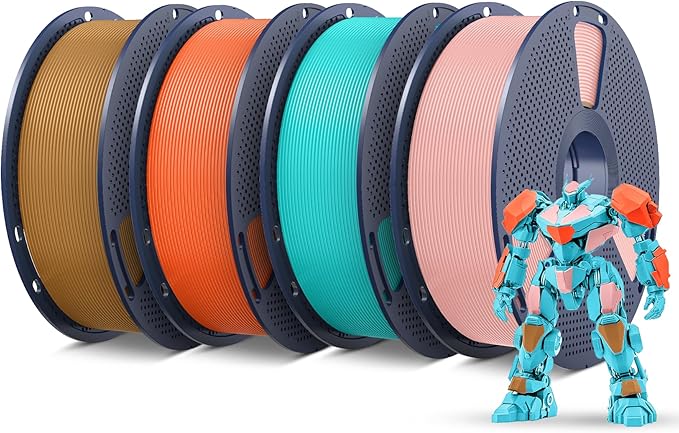 SUNLU PETG Filament 1.75mm 4KG Bundle, Less Stringing and Good Layer Adhesion