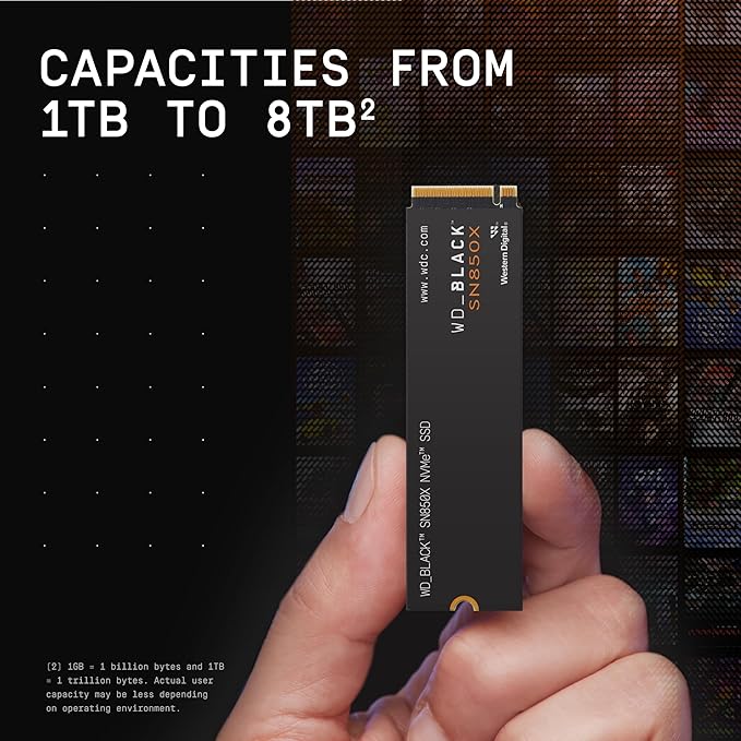 WD_BLACK 1TB SN850X NVMe Internal Gaming SSD Solid State Drive