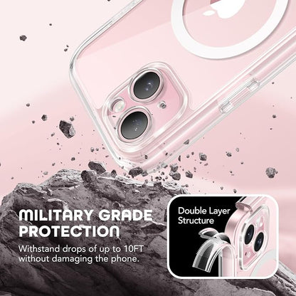 Magnetic for iPhone 15 Plus Case, Compatible